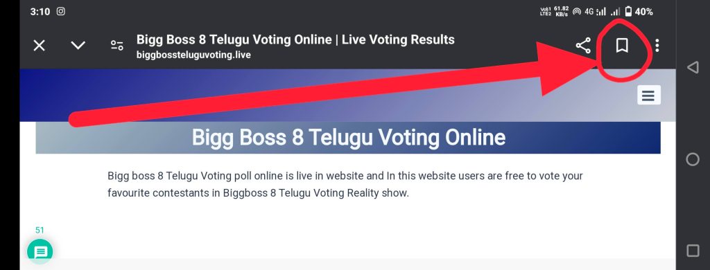 Bigg Boss 8 Telugu Voting